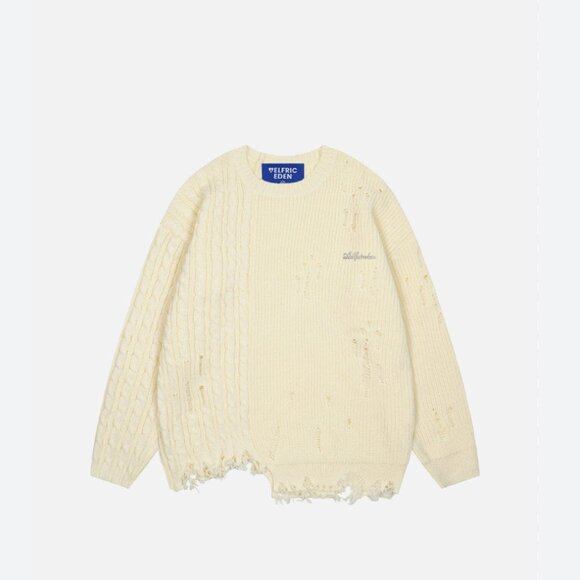 Aelfric Eden Other - NWT-Aelfric Eden Cable Distressed Sweater – Aelfric eden